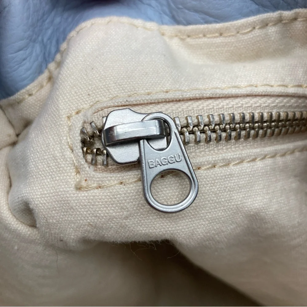 BAGGU Pebbled Leather Top Handle Tote - Picture 7 of 11